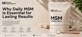 Why Daily MSM is Essential for Lasting Results