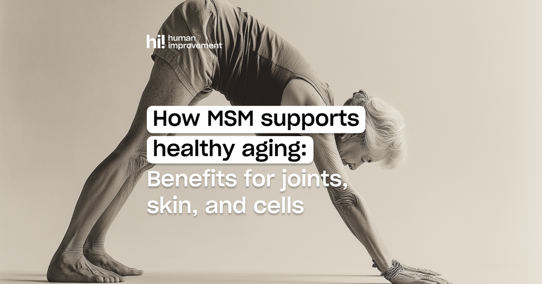 How MSM Supports Healthy Aging: Benefits for Joints, Skin, and Cells